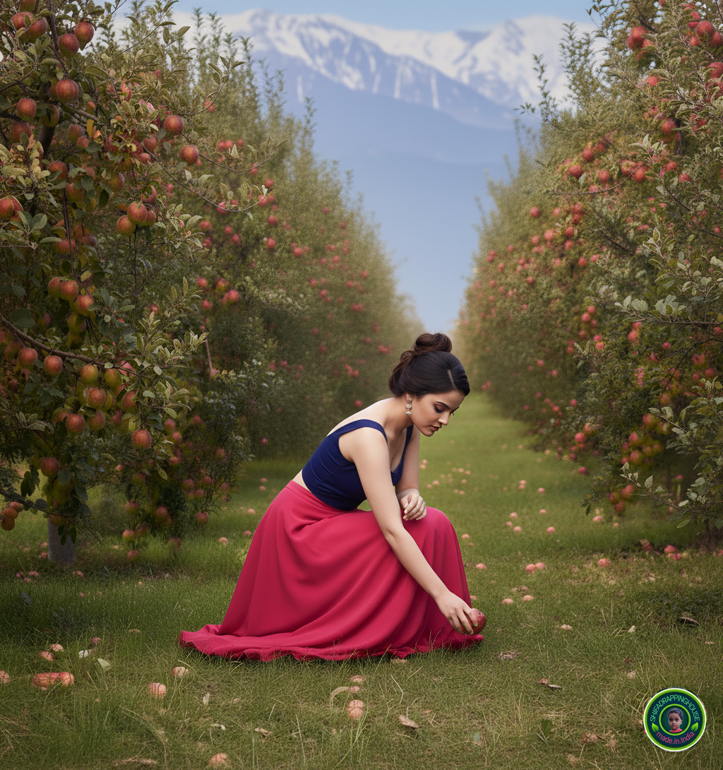 Premium Navy Blue Denim Square Neck Crop Blouse – Sleeveless Indo-Western Top (Padded & Lined)