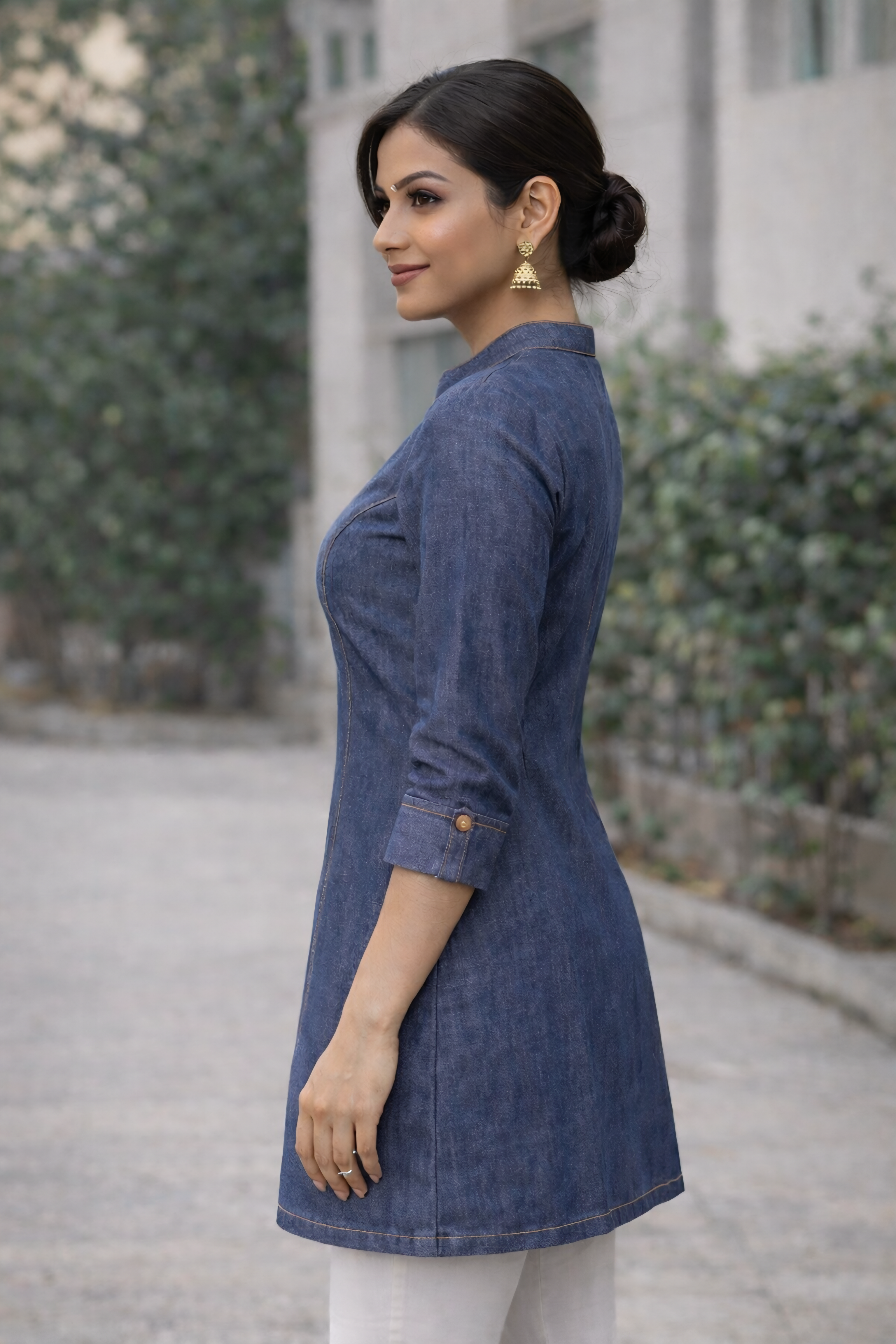 Blackberrys Essentials Denim Casual Wear Top for Girls