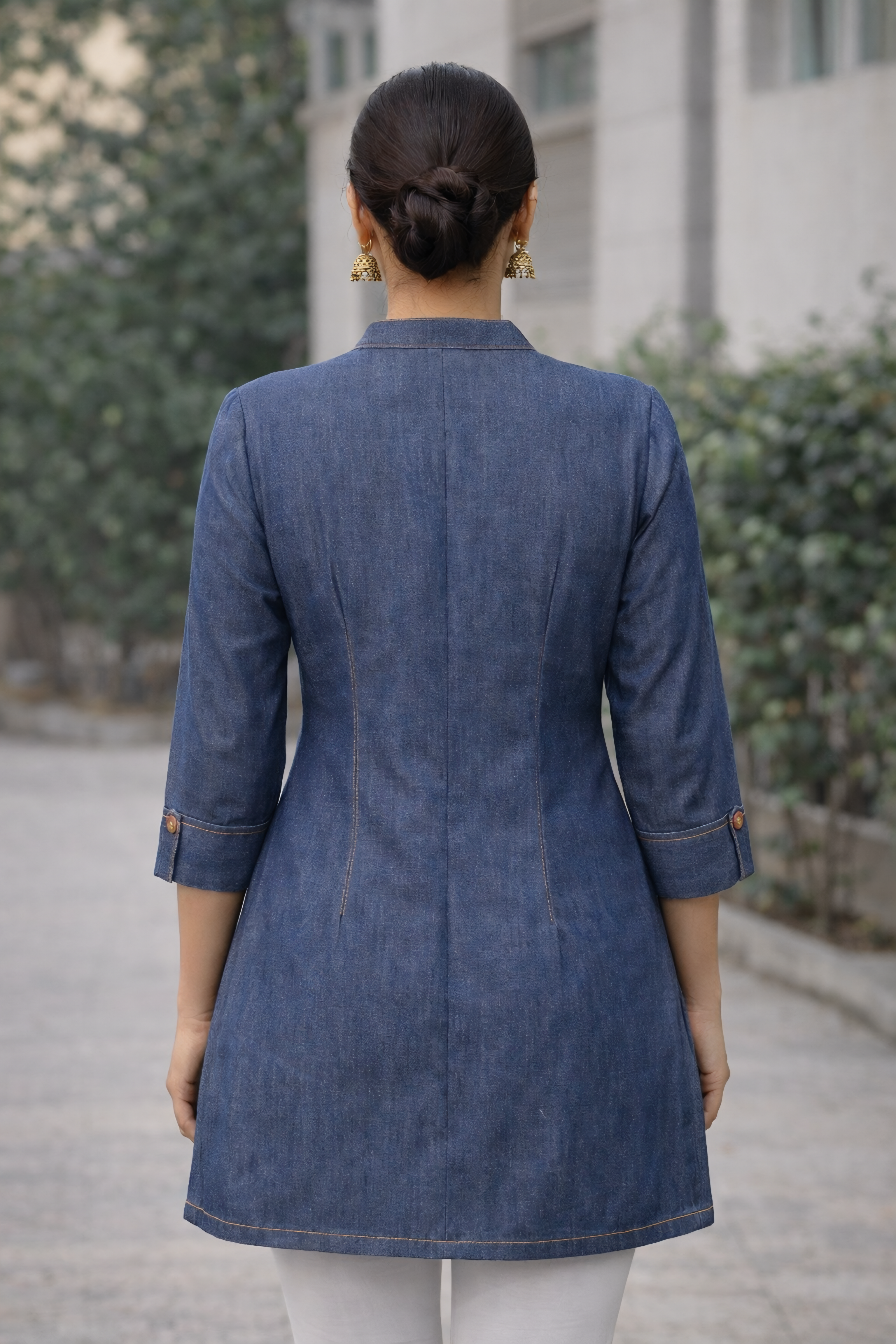 Blackberrys Essentials Denim Casual Wear Top for Girls