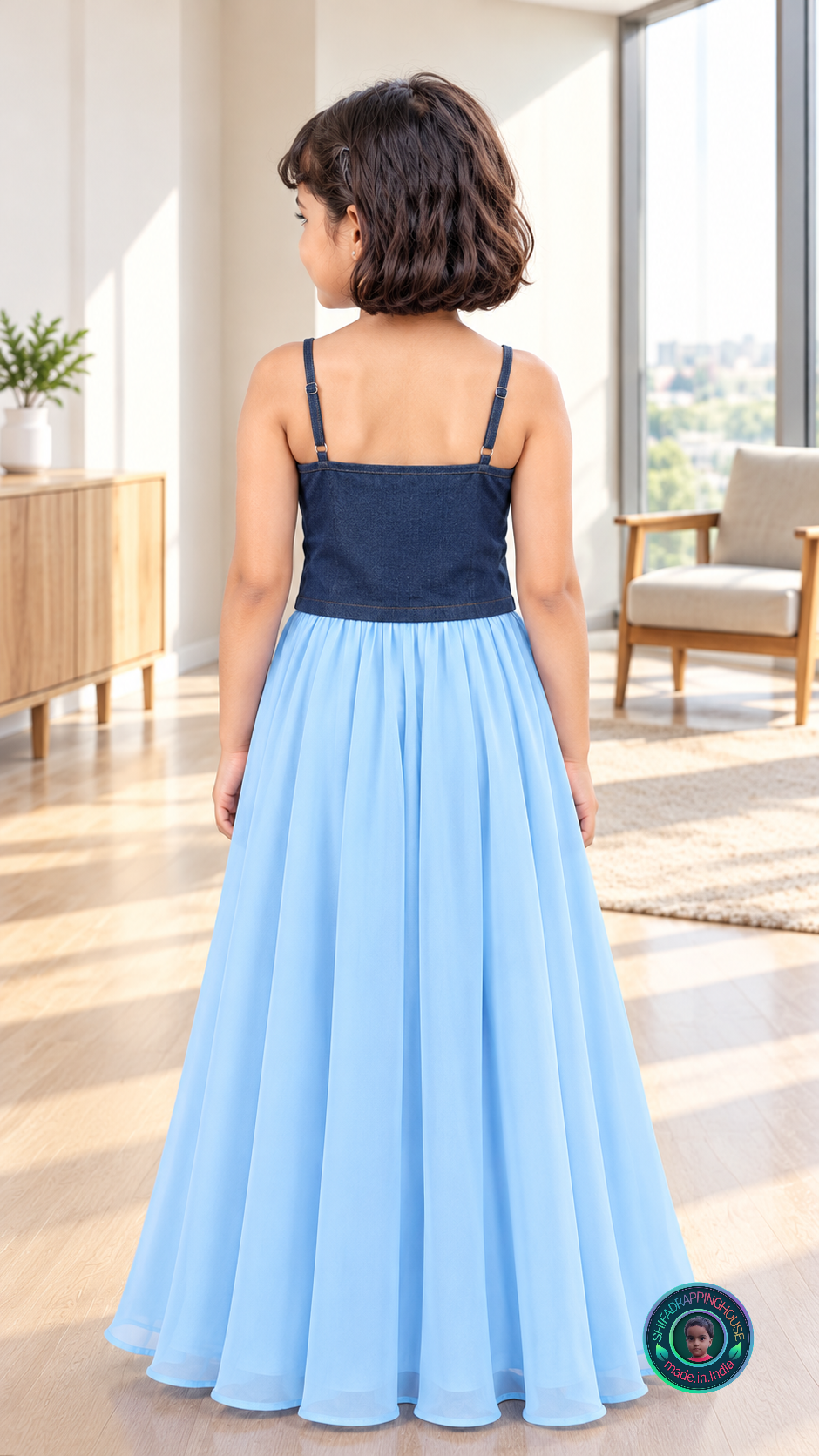 ShifaDrappinghouse Trendy: Stylish Denim Inner Camisole for Women – Soft & Breathable Slim-Fit Top