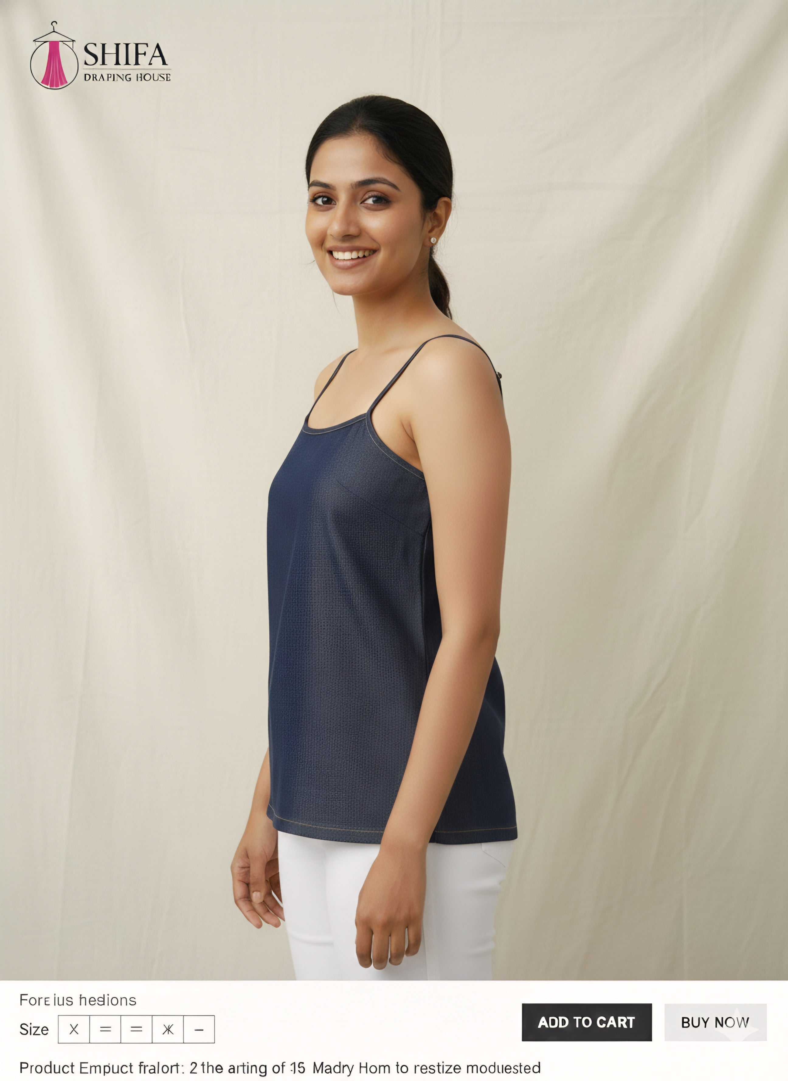 Stylish Denim Inner Camisole for Women - Soft & Breathable Fabric